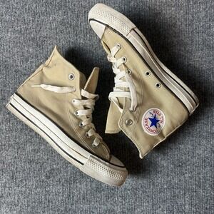 Vintage Converse Shoes Mens Size 5 Beige Chuck Taylor All Star 2 USA High Top